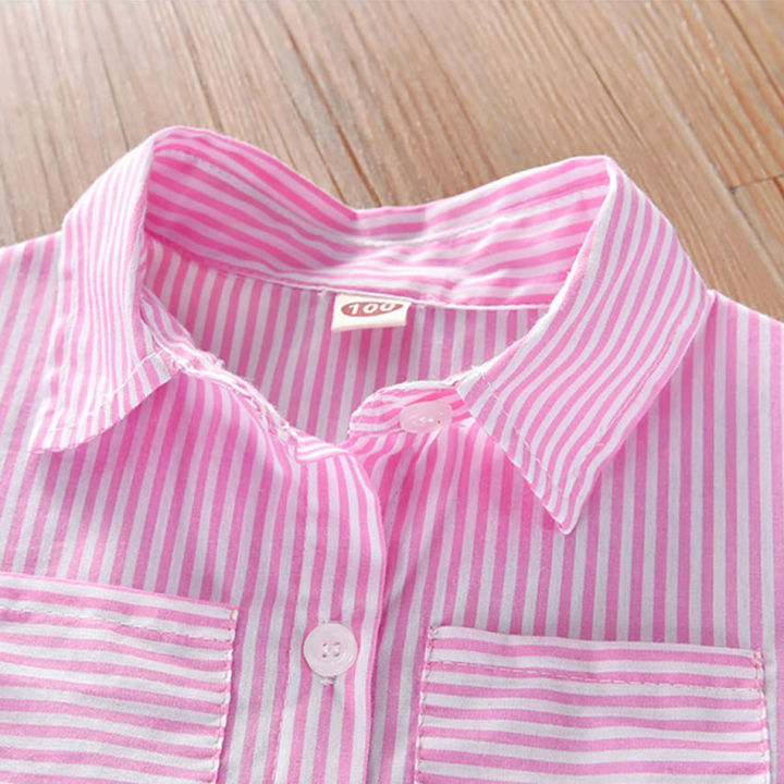 2025%20Girls%20Fashion%20Clothes%20for%20Spring%20Autumn%20Striped%20Shirt%20Design%20with%20Belt%20Stylish%20and%20Comfortable%20Dress%20Girls%20Casual%20Dresses%20-%20Image%205