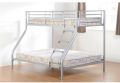 triple bed with double story.stainless steel space saving bed. 