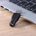 2pcs PS/2 Female to USB Male Adapter Converter Splitter Connector for PC. 