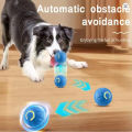 Electronic Interactive Pet Toy Ball USB Rechargeable Automatic Moving Bouncing Ball RGB Light Smart Dog Cat Toy.