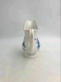 (H). VTG ROYAL WINTON FINE CERAMIC GIFTWARE JUG BLUE & WHITE WILLOW ORIENT PATTERN WITH GOLD ADGE TRIM. 