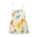 MUJER Print Slip Mini Dress Women Sleeveless Summer Dress Woman 2025 Ruched Sundress Vestidos Backless Short Dresses for Women. 