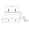 Universal Wall Mounted Tablet Stand Holder for iPad Wall Mount Bracket Stabilizer Kitchen Tablet Holder For All Tablet Phones. 