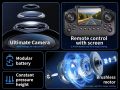 New E77 Air Dual Camera Drone Screen Control FPV Wide-angle Shooting Mini Drone Intelligent Obstacle Avoidance RC Kids Toy. 