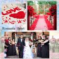 Valentine's Day 200Pcs Romantic Padded Fabric Throwing Petals Love Hearts for Table and Carpet Wedding Party Decoration. 