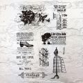 Vintage Digital English Clear Silicone Stamps for Card Making Material Scrapbooking Planner Journaling Transparent Rubber Stamp. 