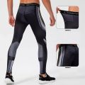 Men's Running Leggings Sportswear Quick Dry Gym Fitness Tights Workout Training Jogging Sports Trousers Compression Sport Pants. 