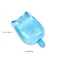 Pink Cat Mouse Wrist Support Pad Computer Mouse Hand Wrist Rests Cartoon Pain Relief Non-Slip Base Home Office Silicon Pad.