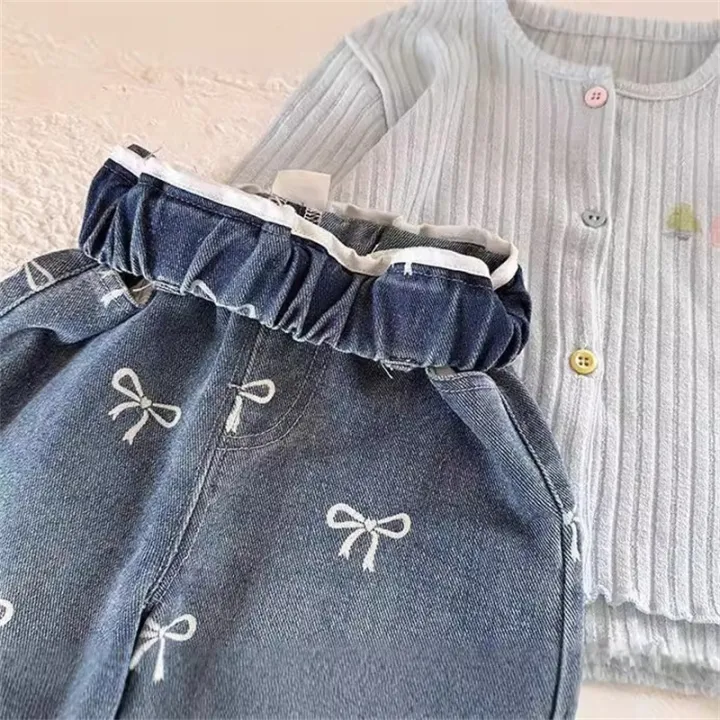 Girls%20Print%20Bow%20Jeans%20New%20Autumn%20Spring%20Children%20Loose%20Fashion%20Pants%20Kids%20Baggy%20Straights%20Baby%20Print%20Wide%20Leg%20Trousers%201-6%20Years%20-%20Image%206