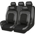 9 Pieces/set Car Seat Cover Car Leather Breathable Fabric Universal Pu Leather Car Seat Cushion Front And Rear Seat Full Protect. 