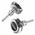 LEKATO Heavy-Duty Strap Locks, Quick Release Security System, Anti-Rust Alloy for Electric Guitar, Bass & Ukulele, 2-Pack. 