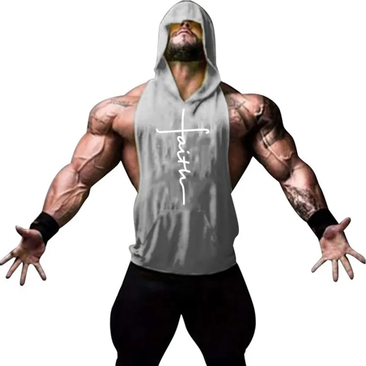 Muscle%20men's%20sports%20vest%20fitness%20top%20sleeveless%20vest%20men's%20fitness%20running%20sports%20casual%20comfortable%20refreshing%20hooded%20vest%20-%20Image%202