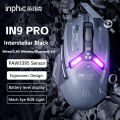 Inphic IN9 PRO Bluetooth Mouse Rechargeable 2.4G Wireless 26000DPI RGB Gaming Mouse Ergonomics Supports Wired Connections. 