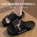 Men's Slippers for Outdoor Wear, Summer Home, Thick Soled Shower, anti Slip Sports, Cool Slippers for Cooldown.