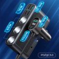 154W Car Charger Adapter Cigar Jack Multi Socket 9 in 1 PD 3 Cigarette Lighter Splitter High Speed Charge S DC Outlet Switches. 