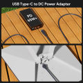 EDUP SK0087-5M Starlink USB Type-C to DC Plug Power Adapter Cable for Starlink MINI Compact Waterproof Portable Type-C 100W. 