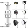 Alumium tripod light stand stainless steel light stand silver. 