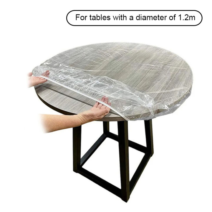 10pcs%20Fitted%20Round%20Tablecloth%20Transparent%20Waterproof%20Oil-Proof%20Table%20Cover%20Protector%20Cloth%20Dinning%20Table%20Table%20Covers%20Home%20-%20Image%207