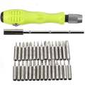 32 in 1 multifunctional screwdriver set small screwdriver torx phillips magnetic screwdriver bit portable repair tool. 