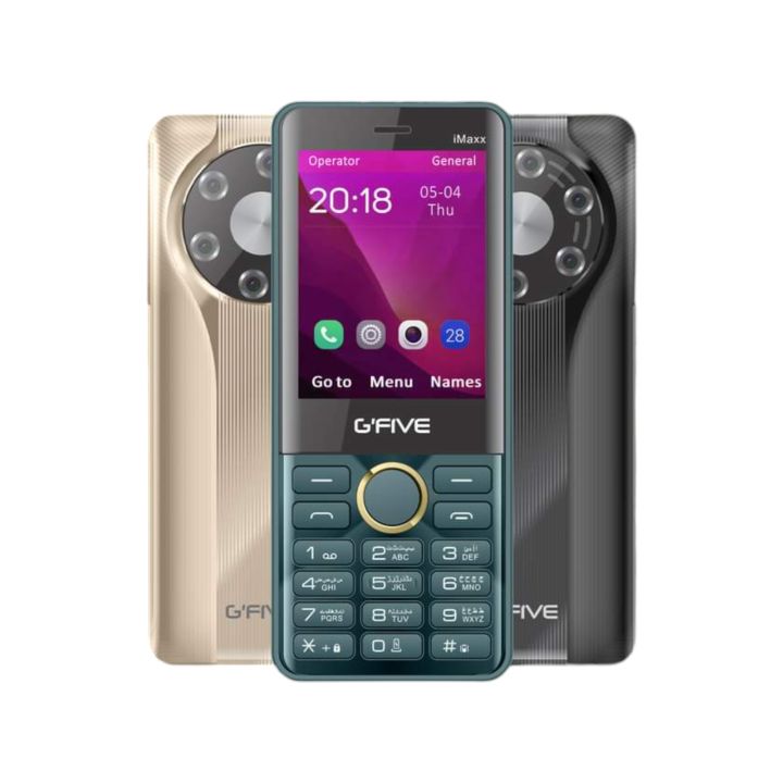 Gfive iMaxx - 2.8 inch big Display - Dual Sim - PTA APPROVED - 3000mAH Battery - Auto call recording - Smart HD Camera - 3D Speakers - Bluetooth - 1 Year brand warranty