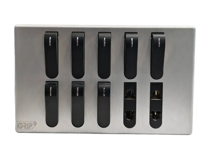 8 Switches+2 Sockets Electric China Fitting Sheet China Switch Board ...