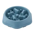 Pet Slow Food Bowl Anti-choking Feeder PP Plastic Dish Bowl Home Dog Eating Plate Anti-gulping Feeding Supplies. 