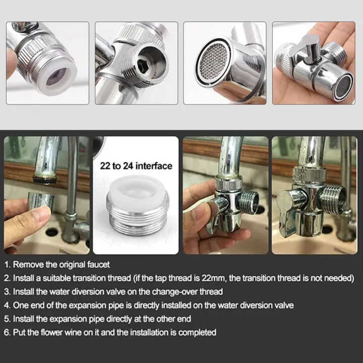 Zinc%20Alloy%20and%20Plastic%20Switch%20Faucet%20Adapter%20Kitchen%20Sink%20Splitter%20Diverter%20Valve%20Water%20Tap%20Connector%20for%20Shower%20Bathroom%20Access%20-%20Image%205