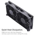 5V USB Router Cooling Fan DIY PC Cooler TV Box Wireless Silent Quiet DC USB Power 120mm 240mm Fan 12CM W/Screws Protective Net. 