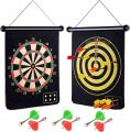 2 in 1 Magnet Dart Foldable And Portable Board Game With 6  Target Arrows -42'*36''1. 