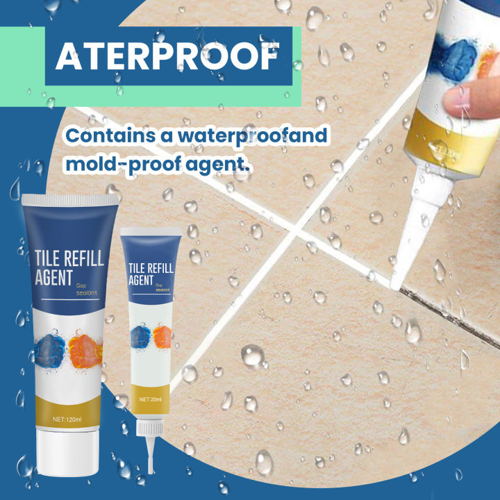 20/120ml Tile Grout Repair Sealant Gap Filler Beauty Seam Agent Waterproof Mouldproof Wall Tile Base Jointing Filling Agents