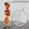 10/20/30pcs Kabob Skewers Stainless Steel Sticks For Grilling Reusable Kebab Tool Barbecue Stainless Steel BBQ Stick Chicken. 