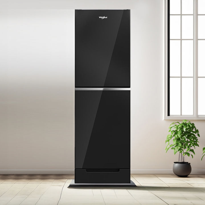 Whirlpool 236 Liter Fresh Magic Pro Crystal Black official Refrigerator