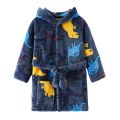 Warm Soft Children Flannel Pajamas New Boys Dinosaur Robe Autumn Winter Kids Bathrobe Baby Girl Homewear Child Sleepwear 2-8Year. 