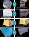 Automatic Soap Dispenser with Sponge Holder for Kitchen, Refillable Soap Container with Drain, Convenient Cleaning Tool. 