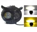 1-pcs OWL EYE led fog light with long range ultra bright (white, yellow or multi) 1pcs light plastic body. 