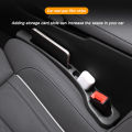 2Pcs Car Seat Gap Filler Side Seam Plug Strip Leak-proof Filling Strip For All Car Model Wallet Phone Holder Car Accessories. 