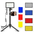 LED Photography Video Light Panel Lighting Photo Studio Lamp Kit For Shoot Live Streaming Youbube With Tripod Stand RGB Filters. 