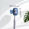 3 pieces of cute eye-shaped toothbrush holders - Dopamine color travel set, dust-proof toothbrush cover.