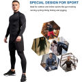 Men Sport T-shirt Quick Dry Bodybuilding Running Shirt Long Sleeve Compression Top Gym T Shirt Men Fitness Tight Rashgard.