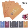 5PCS Anti Theft for RFID Credit Card Protector Blocking Cardholder Sleeve Skin Case Covers Protection Bank Card Case New. 