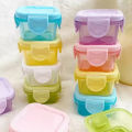 4Pcs Mini Food Storage Containers Leakproof Lids, Condiment Sauce Containers Mini Freezer Storage Containers Airtight Containers. 