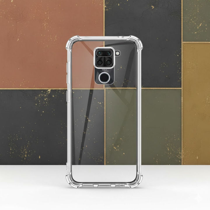 Xiaomi Redmi Note 9 Back Cover Transparent Extra Bumper Anti Shock Soft Crystal Clear Case Cover For Xiaomi Redmi Note 9