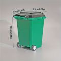 1pc Portable Mini Office Desk Trash Bin Pen Holder - Office Supplies Storage. 