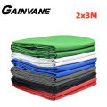 GAINVANE 2x3M Background For Photography White Black Green Screen Wall Backdrop Cloth Muslin Cotton Chromakey Photo Studio Video. 