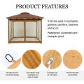 Garden Patio Umbrella Tent Outdoor Camping Net Mosquito Net Mesh Roman Umbrella Net Anti-insect No Stand No Awning Cloth.