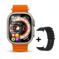 D200 ULTRA 2 SMART WATCH 8in1 STRAP Bluetooth Calling Wireless Charger PROTECTIVE CASE. 