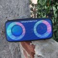 NB-051 Bluetooth, USB, TF Card & FM Radio Supported Deep Bass RGB Colorful Lighting Wireless Speaker. 