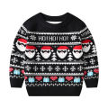 Cute style Christmas dinosaur sweater knitted pullover suitable for boys and children, suitable for festivals, daily life, sprin.