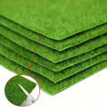 1-4 Packs 15x15cm Dollhouse Miniature Grass Pad Simulation Lawn for Micro Landscape DIY Model Accessories.