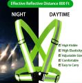 Mesh Stretch Reflective Belt Reflective Strap Belt Safety Vest Reflection Safety Belt.